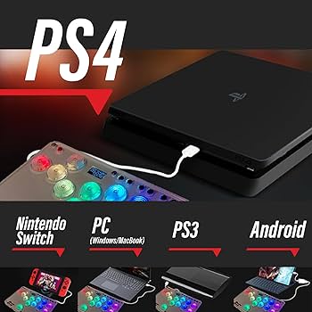 Amazon.co.jp: Sallybox アケコン レバーレス PC/Switch/PS3/PS4