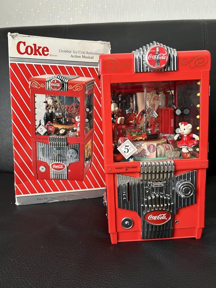 Amazon.co.jp: Coca-Cola Coin Bank Crane Game Music Box UFO Catcher