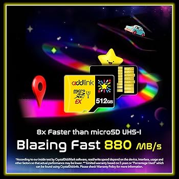 Amazon.com: addlink 512GB Gaming microSD Express Card for Nintendo