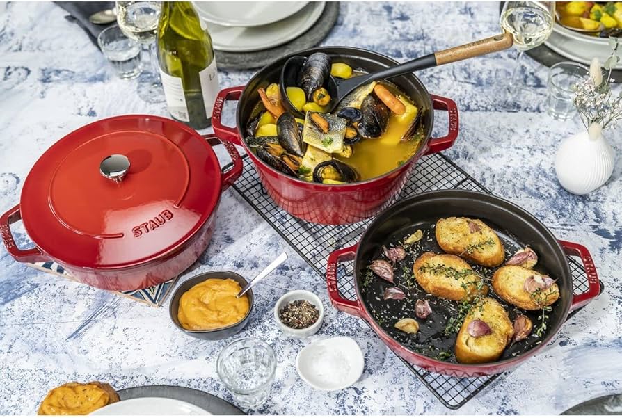 STAUB LA COCOTTE 鍋 3個セット Amazon.com: STAUB La Cocotte 3-Piece