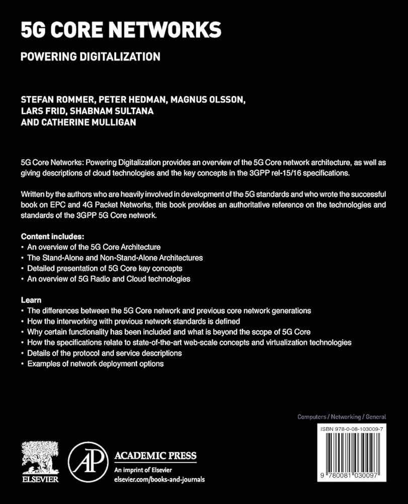 Amazon.com: 5G Core Networks: Powering Digitalization
