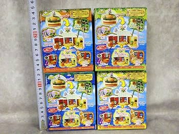 Amazon.co.jp: H89 ③ 全4種揃い トリコ グルメ バトル フィギュア