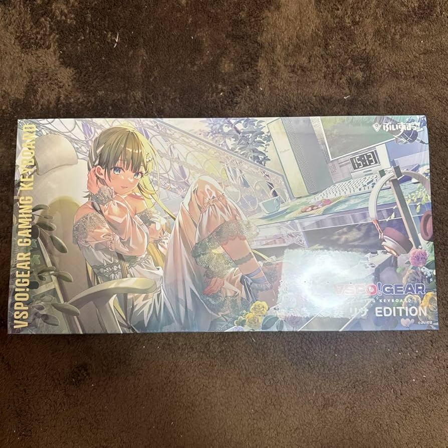 Amazon.co.jp: VSPOGEAR キーボード ぶいすぽ 英リサEdition