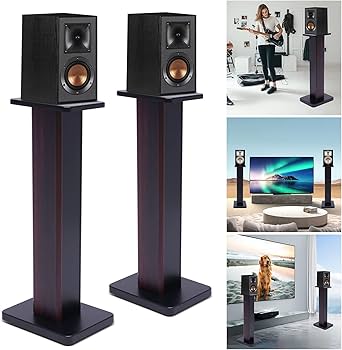 Amazon | ブラックウォールナット 28インチ ブックシェルフスピーカー