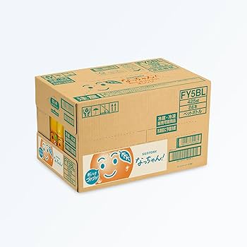 Amazon.co.jp: サントリー なっちゃん オレンジ425ml(冷凍兼用)×24本
