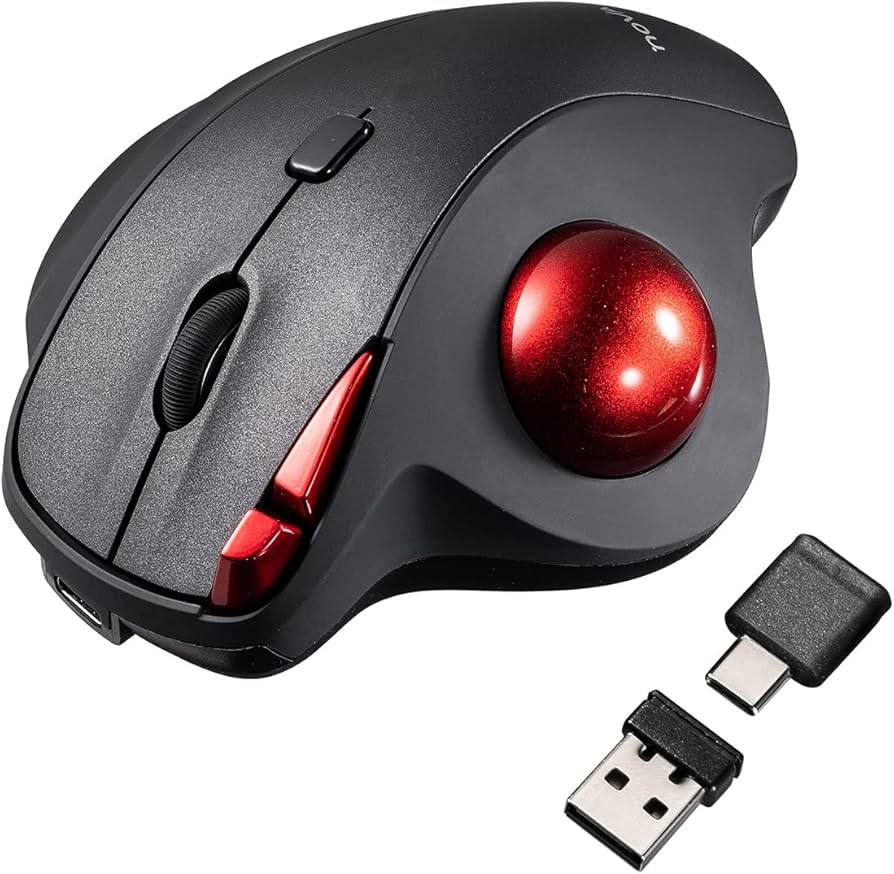 Amazon | サンワダイレクト トラックボール マウス ワイヤレス USB-C