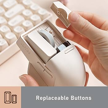 Amazon.com: LOFREE Touch PBT Wireless Mouse with USB Receiver