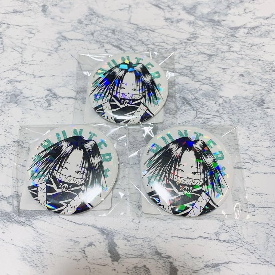 Amazon | ハンターハンター オールスター缶バッジ フェイタン 3点