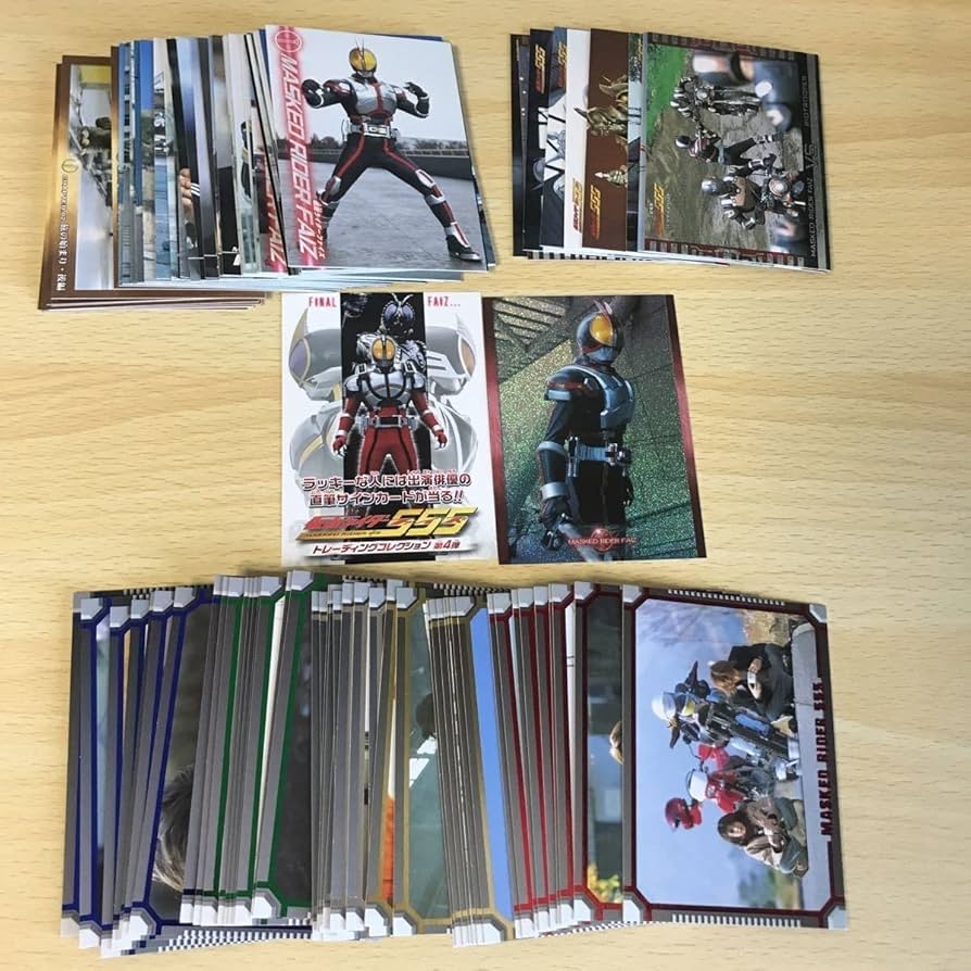 Amazon | 仮面ライダー ファイズ 555 カード まとめ コンプ セミコンプ