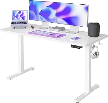 Amazon | FEZIBO 電動 昇降式デスク スタンディングデスク 幅140cm