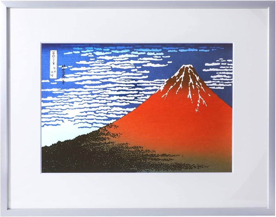 Amazon.com: JAPAN MUSEUM, Katsushika Hokusai, Fine Wind Clear