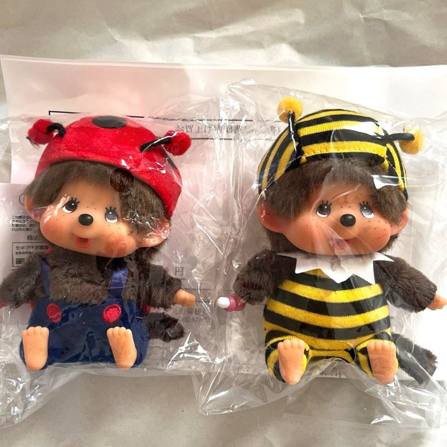 Amazon.co.jp: モンチッチ てんとう虫ミツバチ : おもちゃ