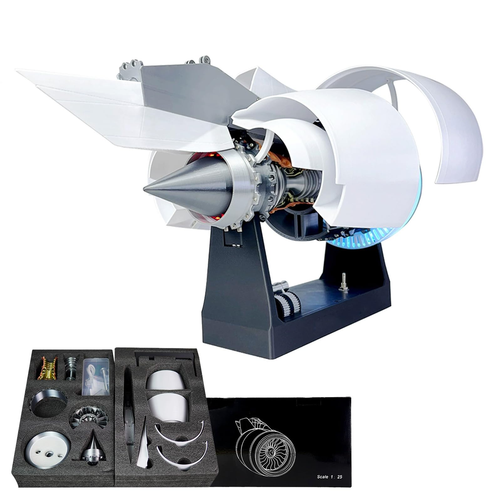 Amazon | エアバスA380 航空機 TR900 ターボファンエンジンモデル