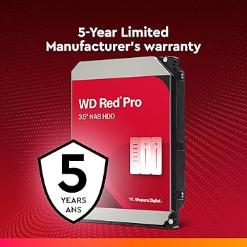 Amazon.com: Western Digital 4TB WD Red Pro NAS Internal Hard Drive