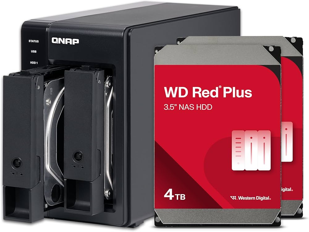 Amazon.co.jp: QNAP 2ベイ DAS 4TBストレージ容量、USB 3.2 Gen 2 Type