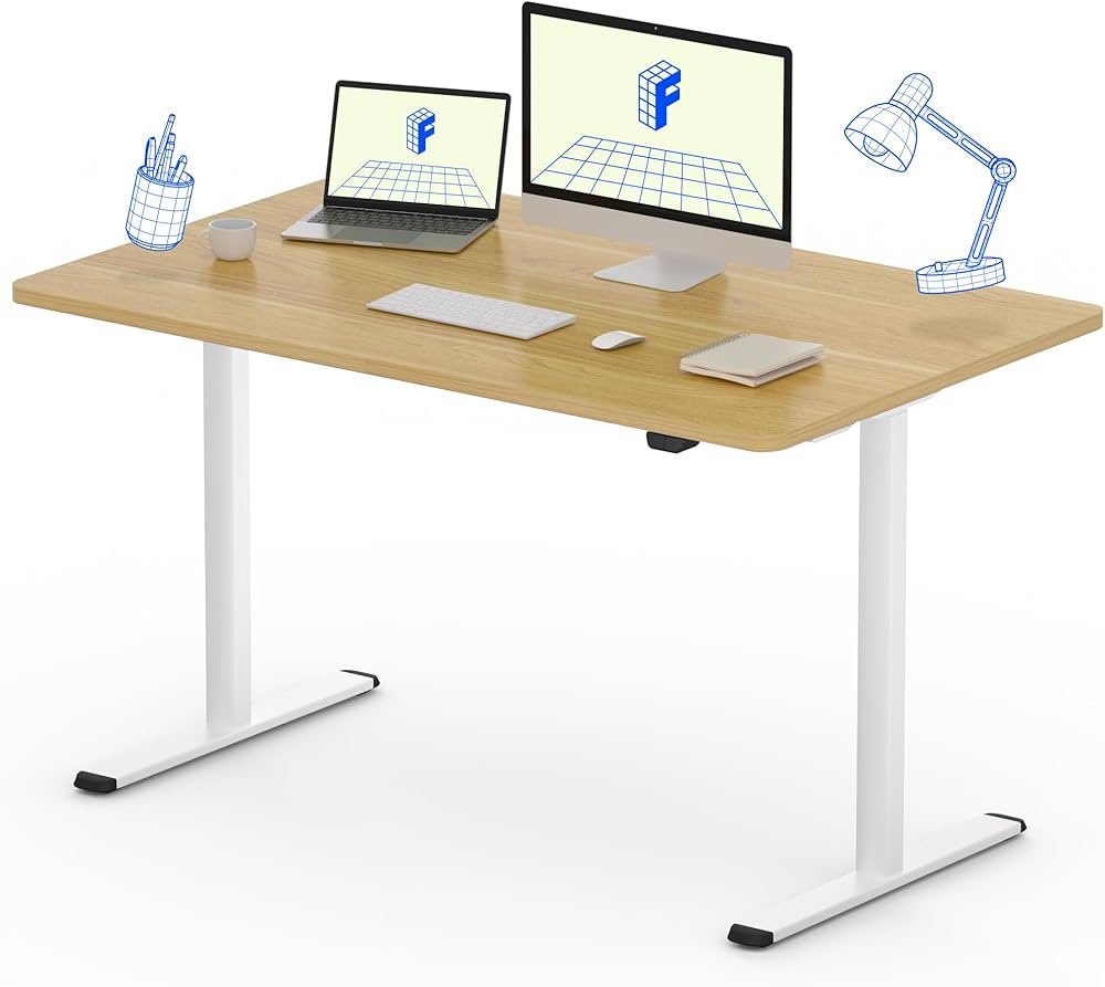 Amazon.co.jp: FLEXISPOT 昇降デスク パソコンデス 幅120cm 奥行き60cm