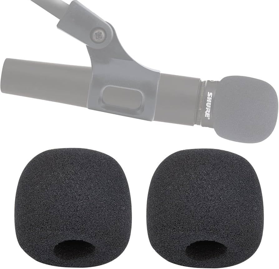 Amazon.com: Shure SM57 Windscreen - Pop Filter Mic Foam Cover