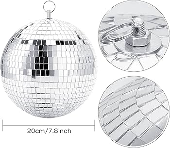 Amazon.co.jp: ミラーディスコボール ディスコライト ミラーボール