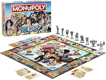 Amazon.com: One Piece Monopoly Board Game For 2-8 Players : Toys