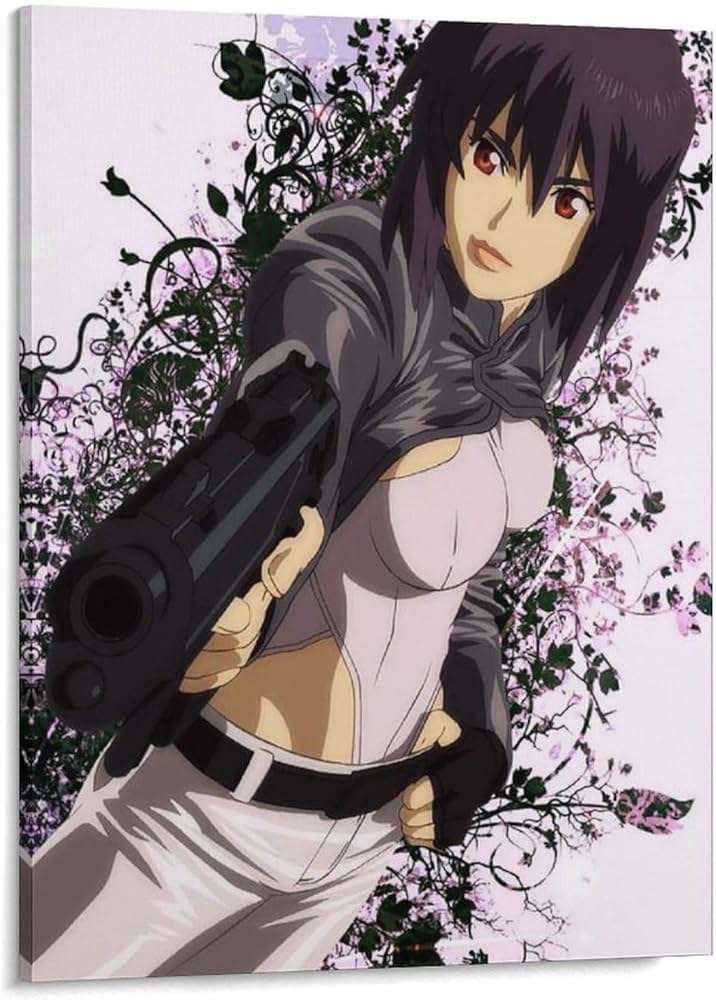 Amazon.co.jp: 絵画 大型 攻殻機動隊 草薙素子 アートパネル 16x20inch