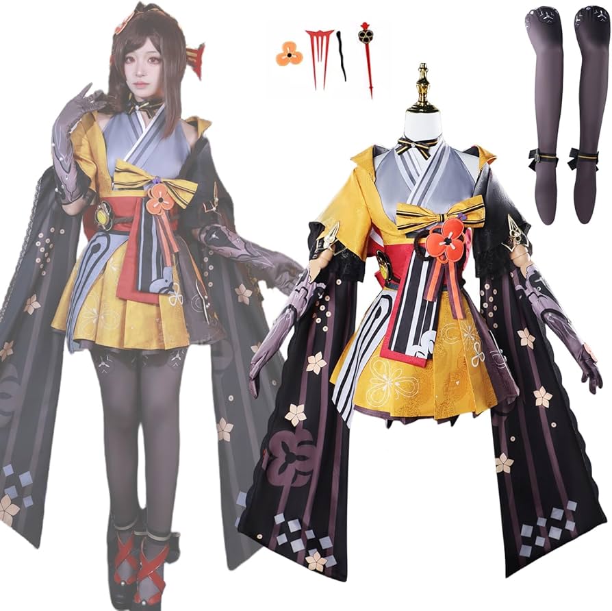 Amazon.co.jp: 原神 千織 ちおり コスプレ衣装セット 豪華版 全