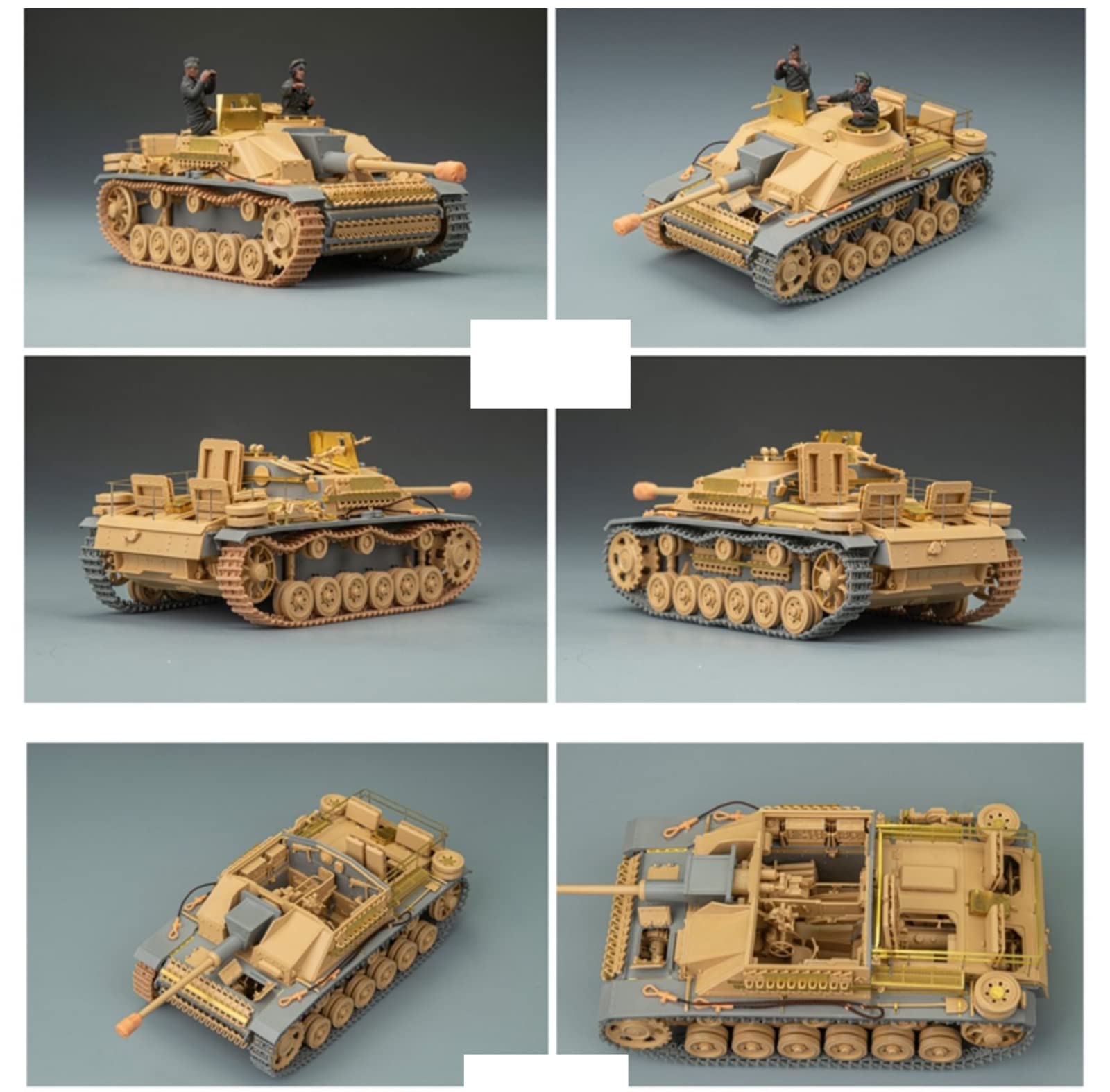 Amazon | Koliyn 軍用戦車モデル 1/35スケール ドイツStuG III Ausf G