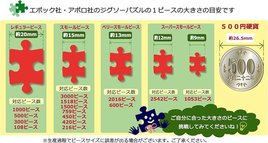 Amazon.co.jp: 500ピース ジグソーパズル めざせ! パズルの達人 鈴木英