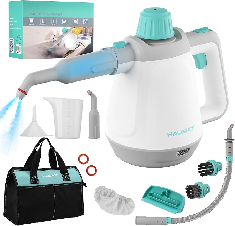 Amazon | HAUSHOF 【2025新型】 スチームクリーナー 小型 スチーム掃除