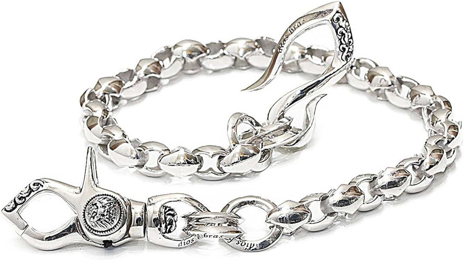 Amazon.co.jp: [diosbras] ウォレットチェーン ウォレット シルバー