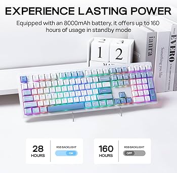 Amazon | EPOMAKER TH108 フルサイズメカニカルキーボード 8000mAh