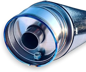 Amazon | 汎用! 60.5MM チタン カーボン TI CARBON サイレンサー