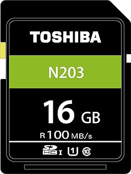 Toshiba 16GB UHS-I Class 10 SDHC Memory Card (Read Speed Upto 100