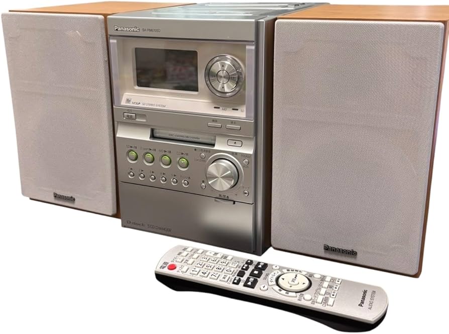 Amazon.co.jp: Panasonic SDステレオシステム(シルバー)SCPM670SDS SC