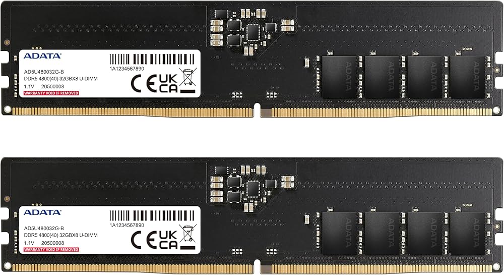 Amazon | 【エイデータ】 PCメモリ DDR5 4800MHz U-DIMM 32GBx2枚