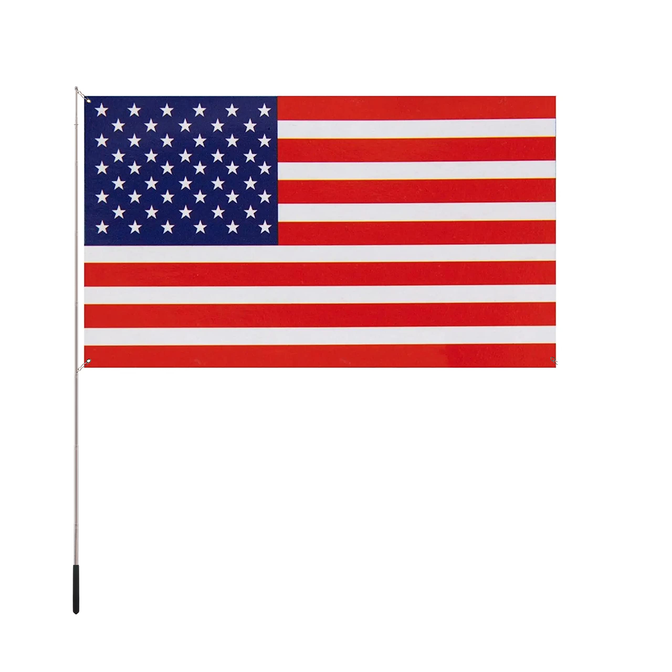 Amazon.co.jp: Difounmas 国旗セット アメリカ 国旗 星条旗 旗棒 伸縮