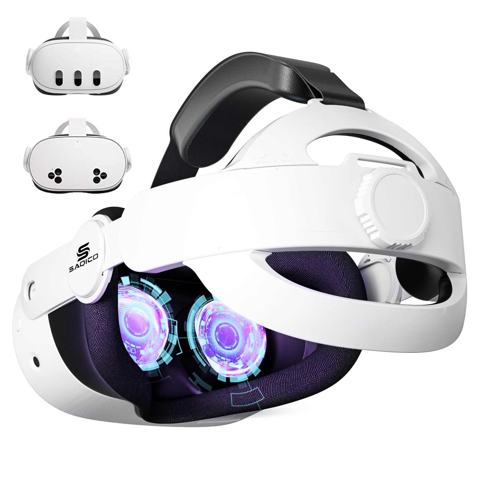 Amazon.com: Saqico Head Strap for Meta Oculus Quest 3S/ Quest 3
