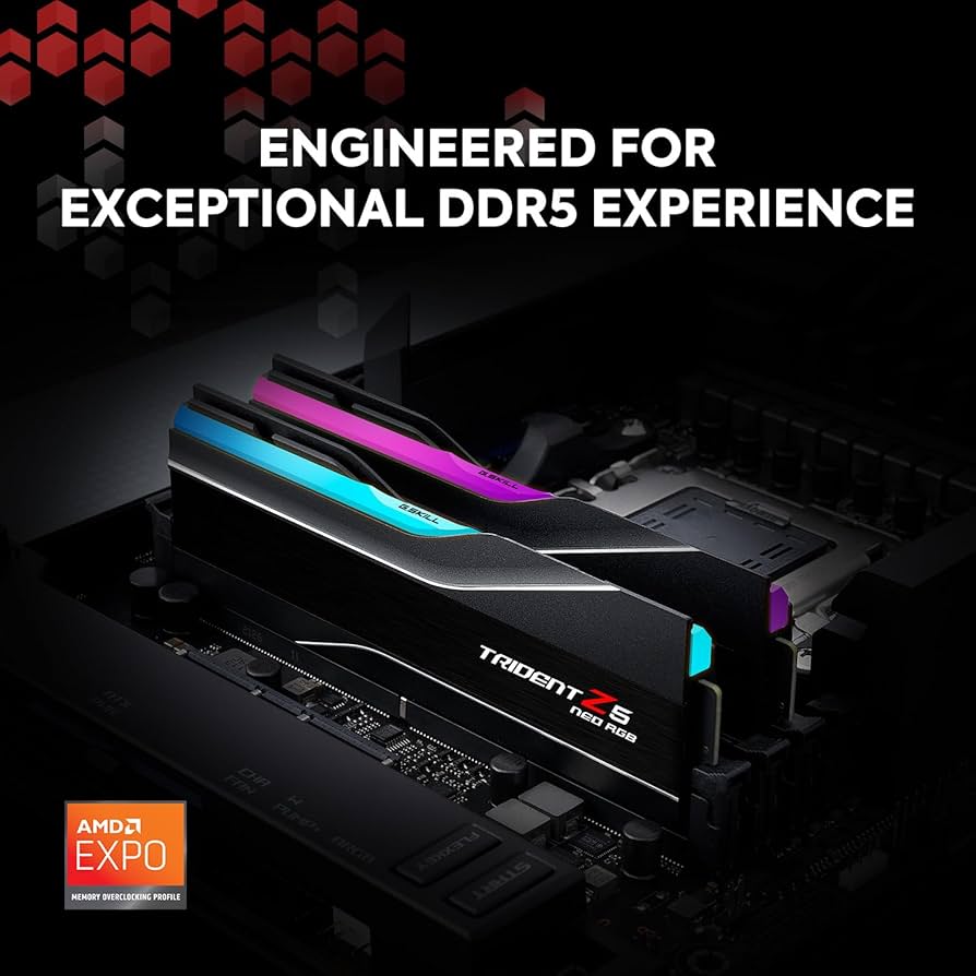 G.SKILL Trident Z5 Neo RGB Series DDR5 RAM (AMD Expo) 32GB (2x16GB