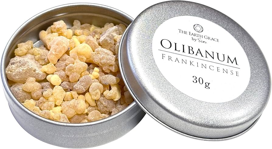 Amazon.co.jp: フランキンセンス お香 天然乳香 30g 缶入り 天然樹脂香