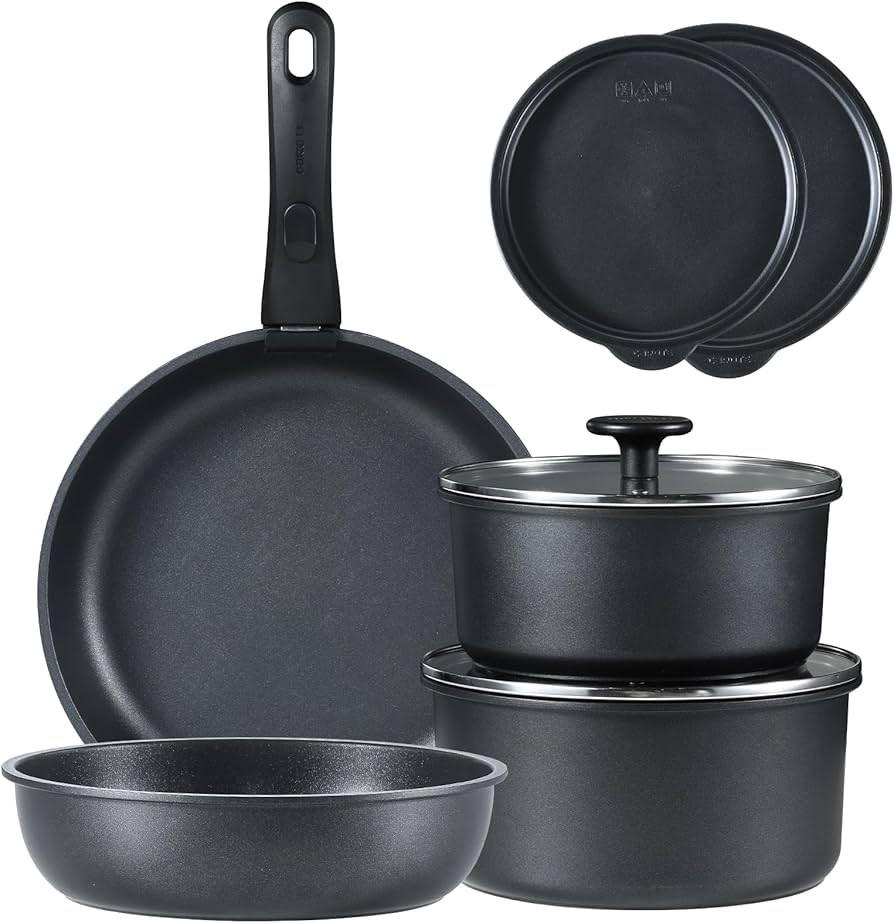 Amazon.co.jp: CAROTE カローテ フライパン 鍋 セット 9点 IH&ガス火