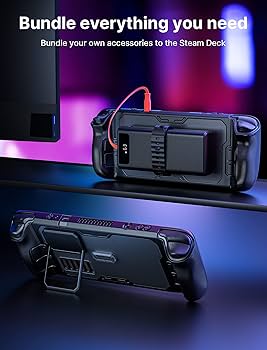 Amazon.com: JSAUX PC0104 ModCase Compatible with Steam Deck, Steam