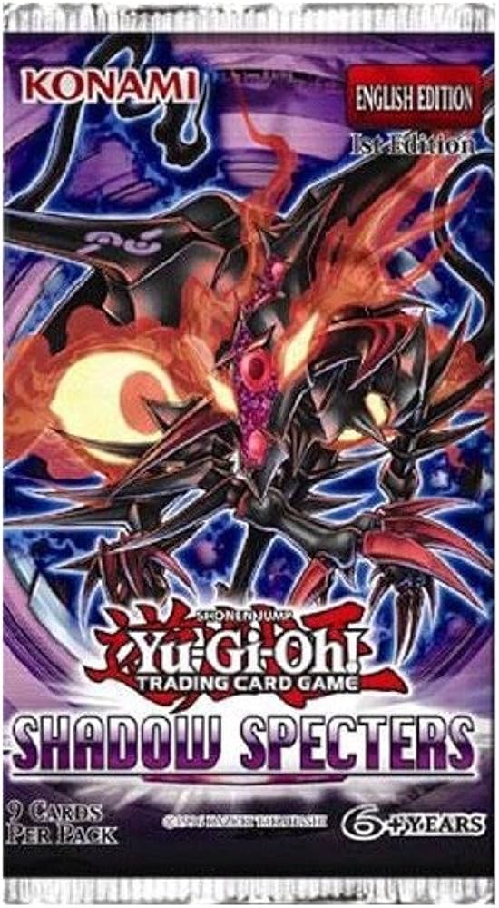 Amazon.com: YuGiOh Shadow Specters English 1st Ed Booster Pack