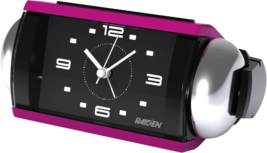 Amazon.co.jp: RAIDEN (ライデン) 目覚まし時計 クオーツ 大音量ベル音