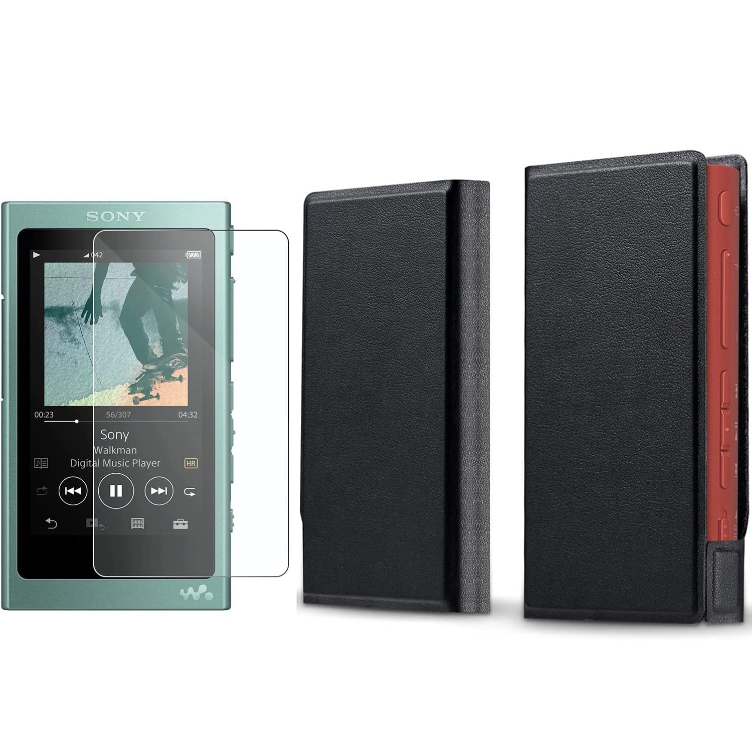 Amazon | Sony WALKMAN A30 A45 A47 A50シリーズ対応 ソフトレザー