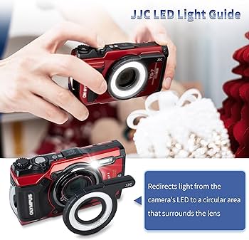 Amazon | JJC LEDライトガイドリング Olympus Tough TG-7 TG7 TG-6 TG6