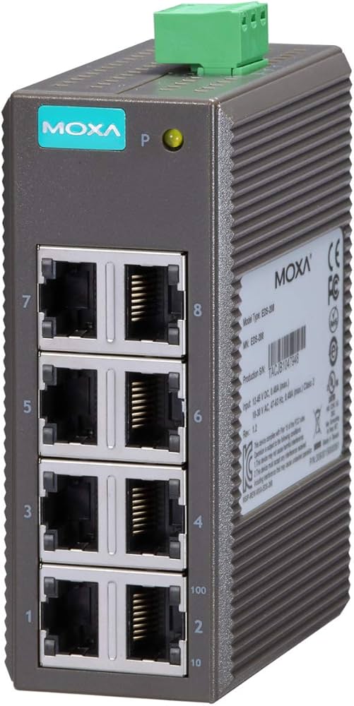 Amazon.com: EDS-208 - Moxa 8 Port Entry Level unmanaged Ethernet