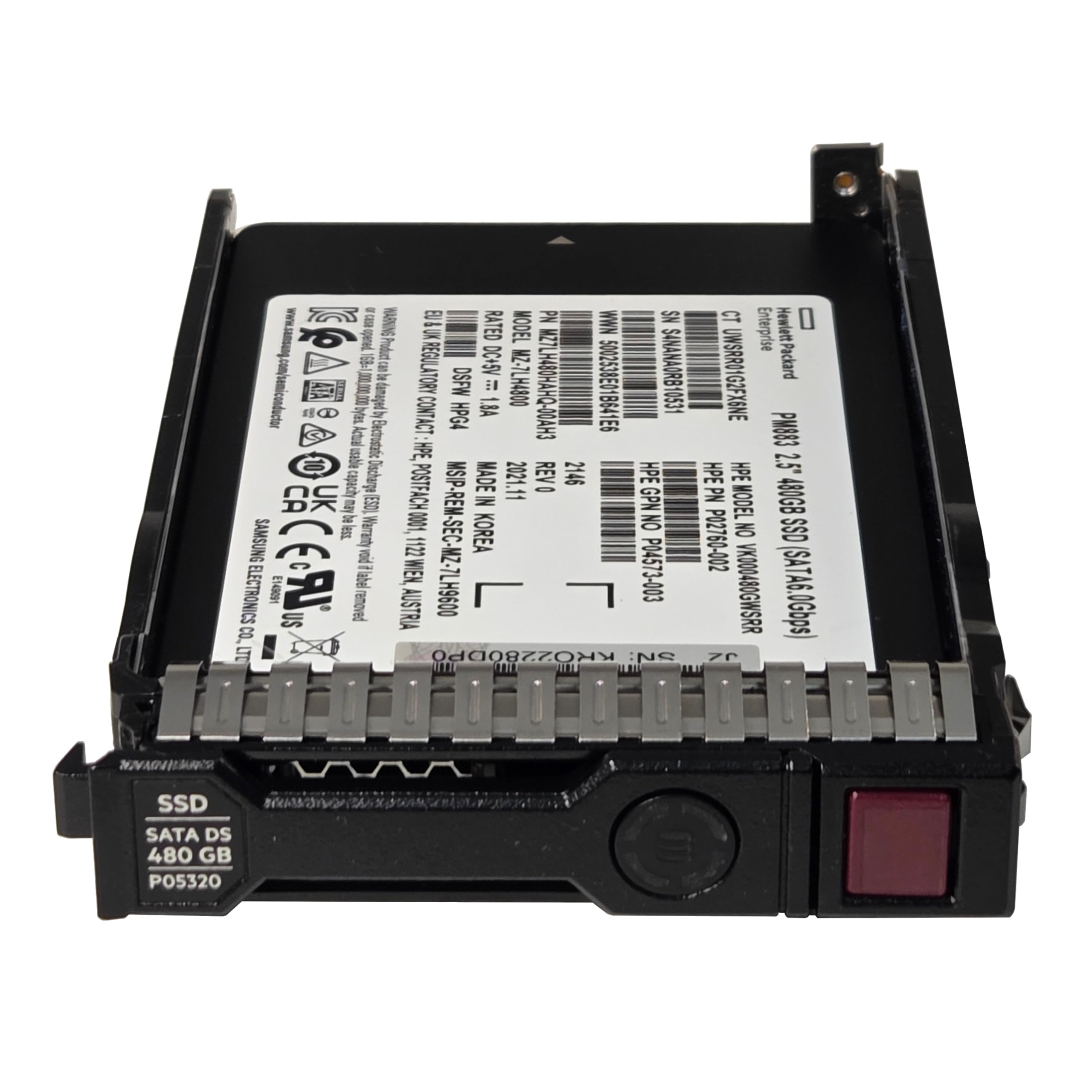 Amazon.com: HPE 480GB SATA SSD : Electronics