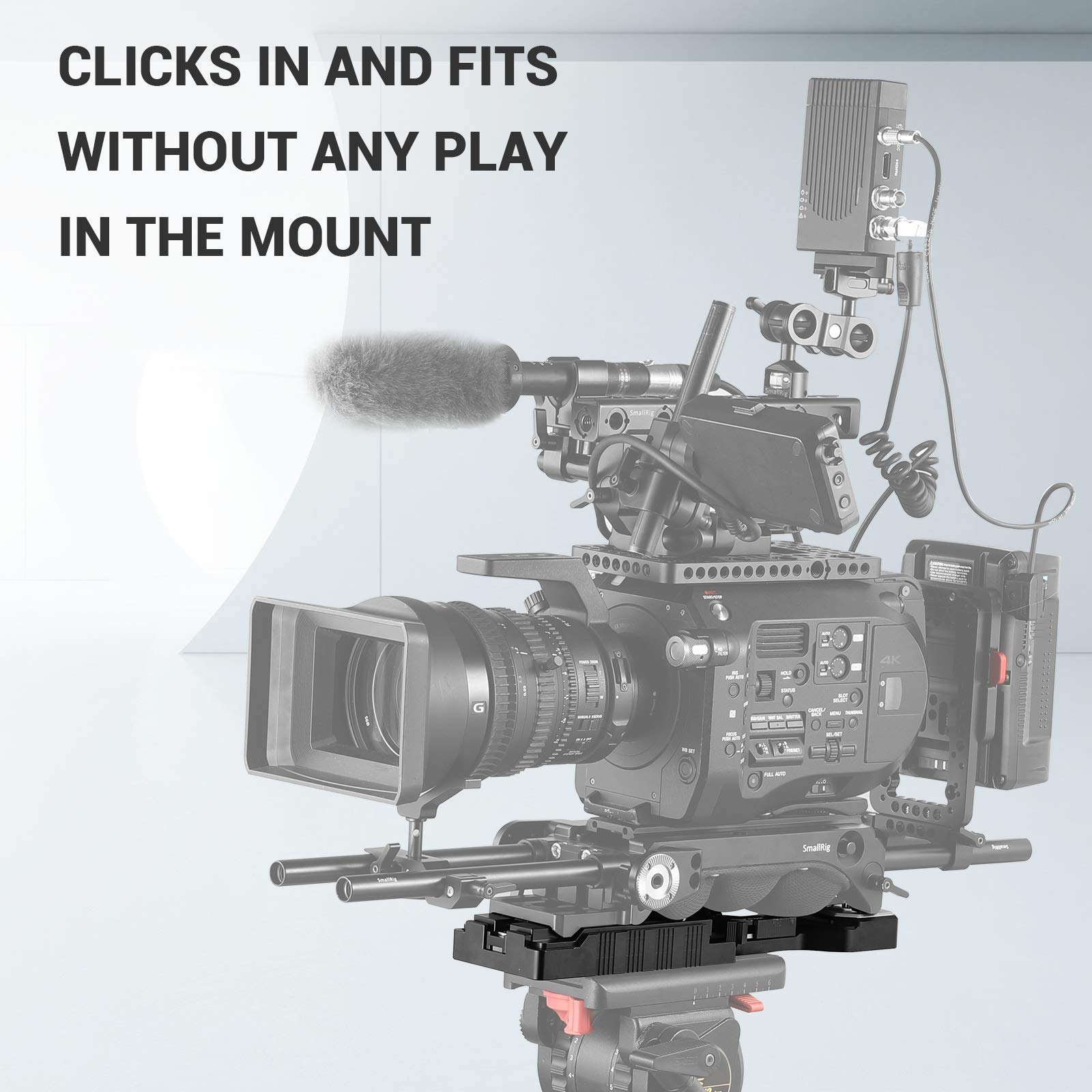 Amazon | SMALLRIG ユニバーサルクイックリリース三脚アダプター