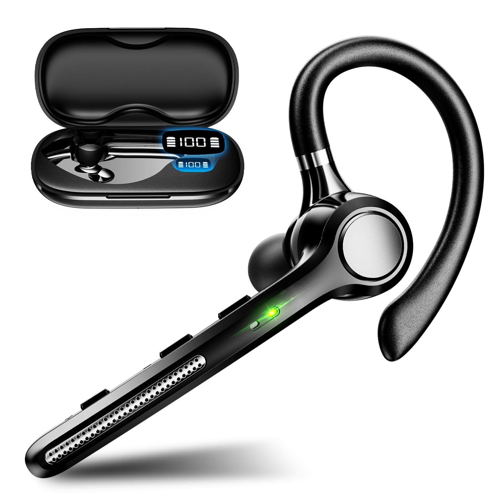 Amazon.co.jp: ヘッドセット bluetooth イヤホンマイク 【2026雑音の