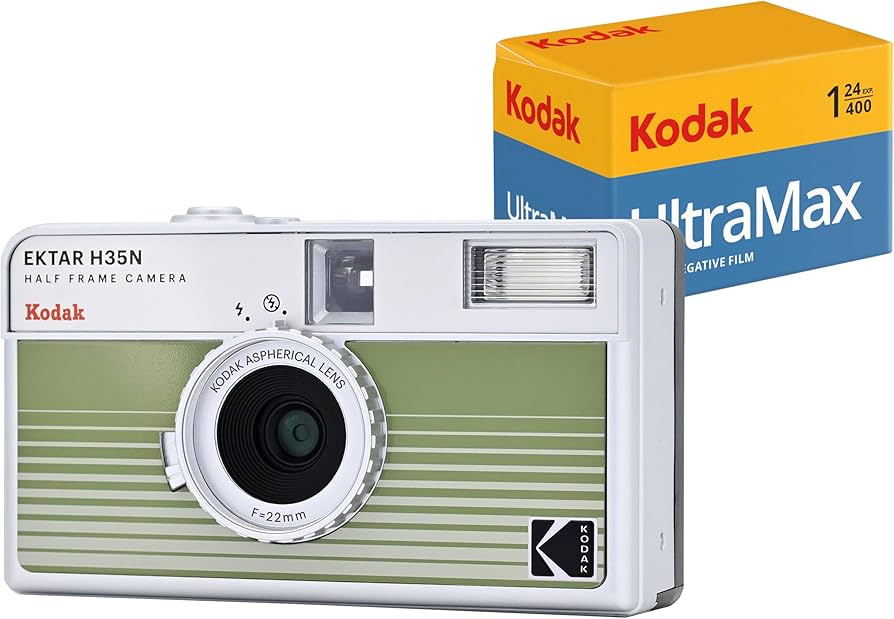Amazon.com : Kodak EKTAR H35N Half Frame Film Camera Bundle with