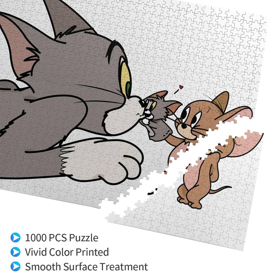 Amazon.co.jp: 1000ピース ジグソーパズル トムとジェリー パズル